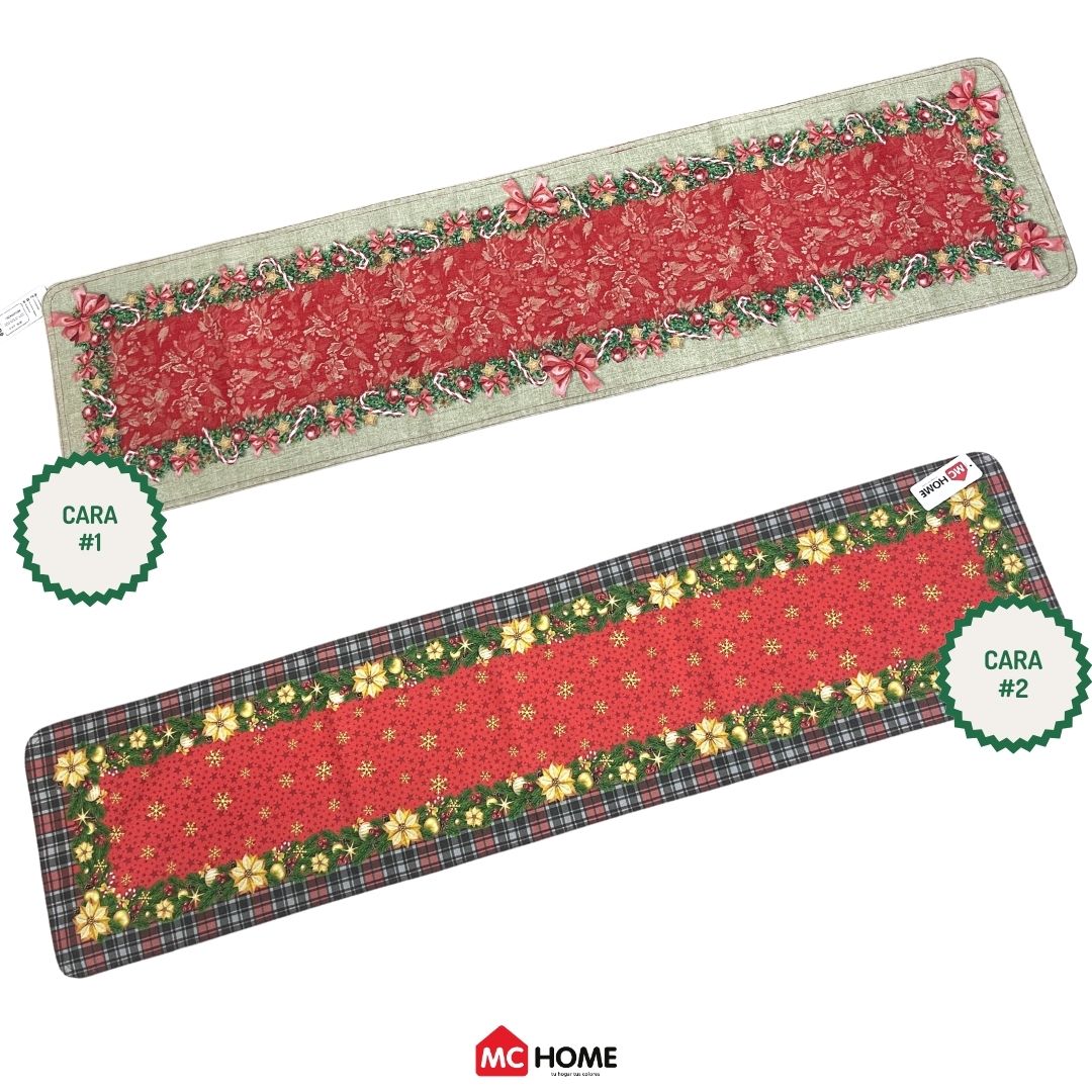 Camino de Mesa Navideño Esquinas Redondas 1 Camino de Mesa Navideño Esquinas Redondas